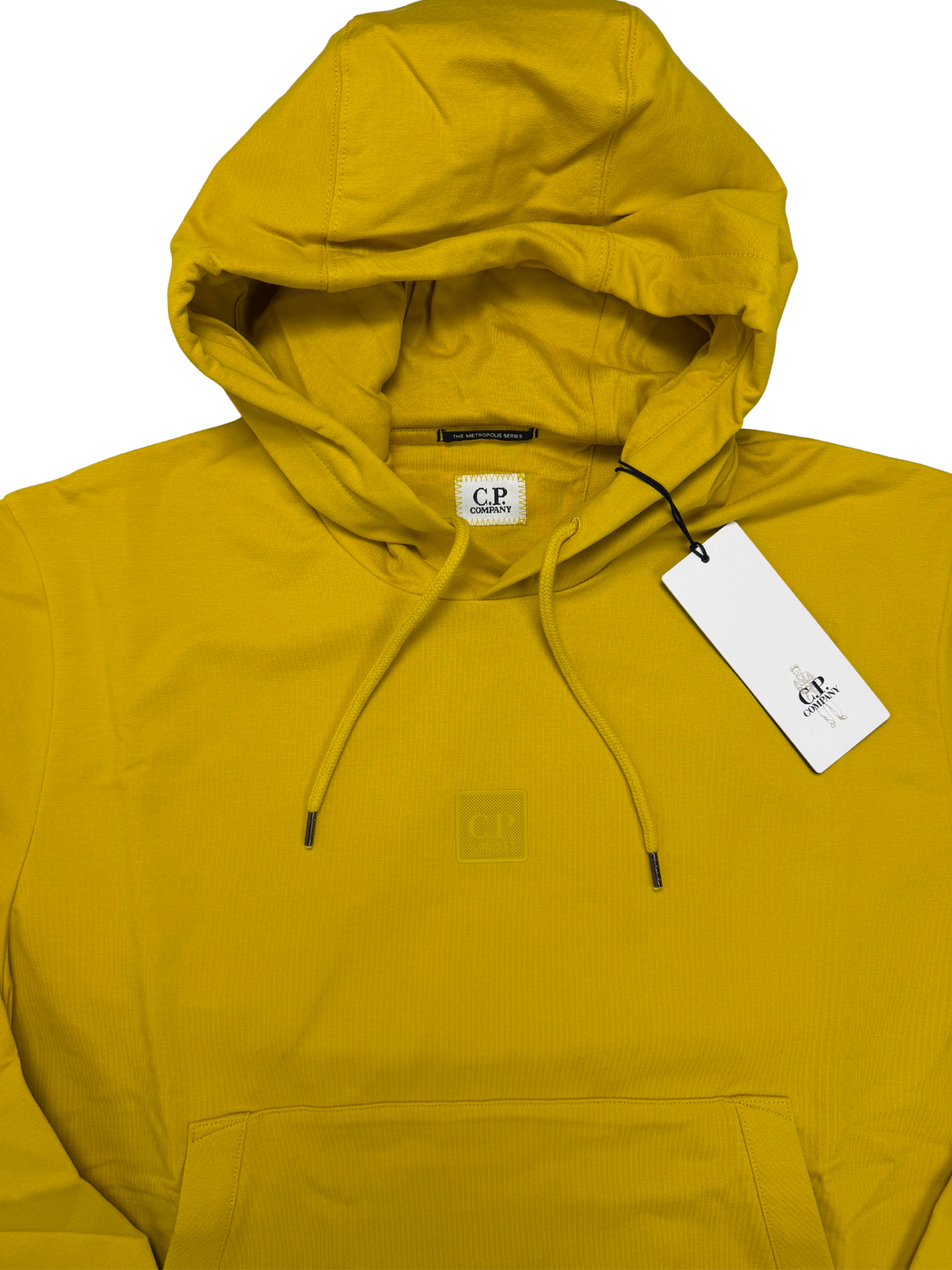 C.P.Company Felpa Con Cappuccio Taglia L Colore Giallo Metropolis Series