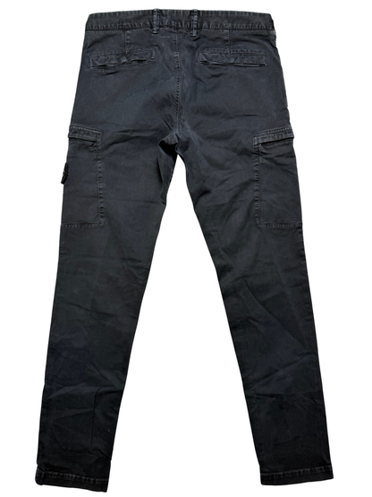 Stone Island Pantaloni Cargo Blu Navy Taglia W34
