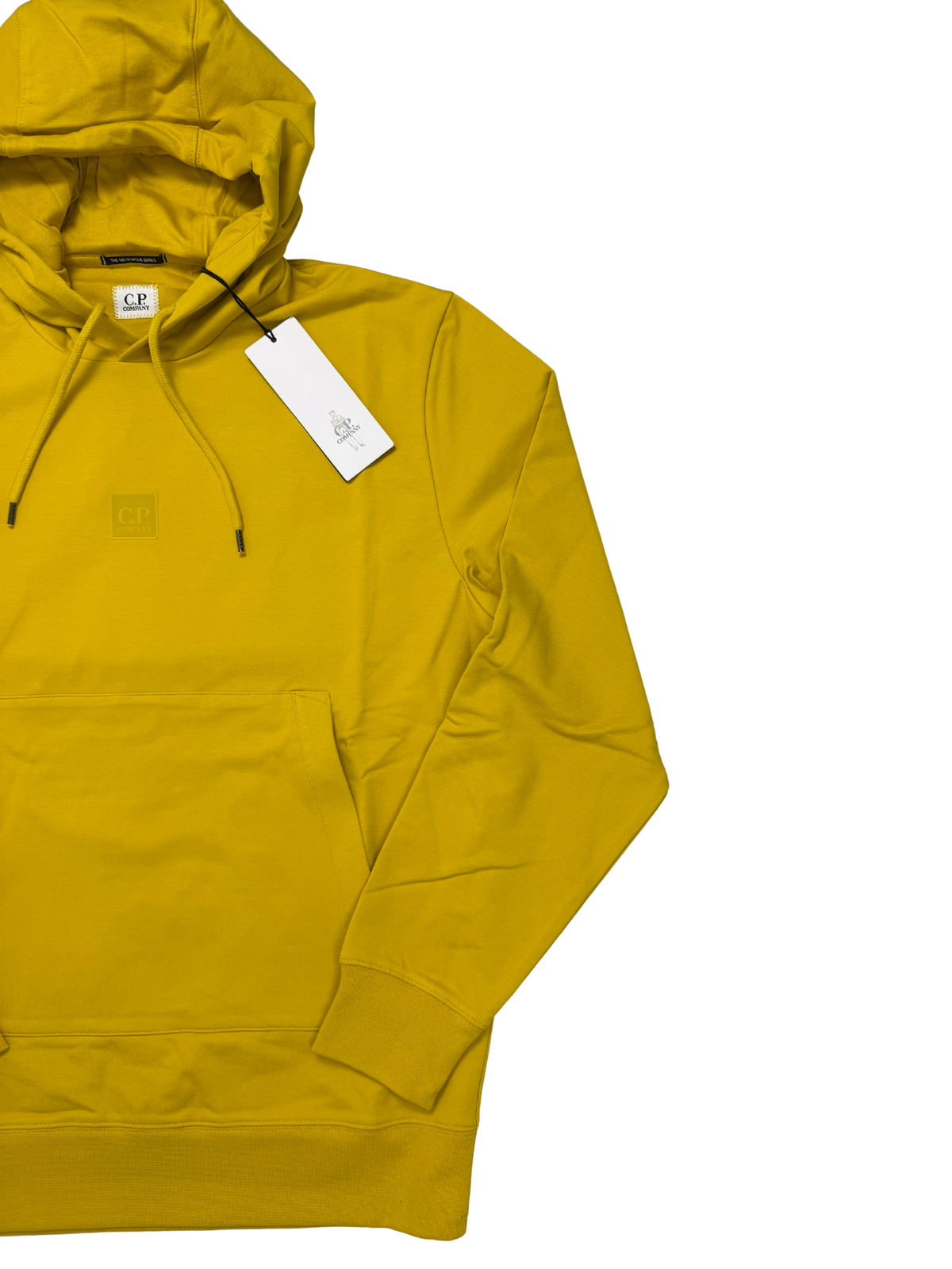 C.P.Company Felpa Con Cappuccio Taglia L Colore Giallo Metropolis Series