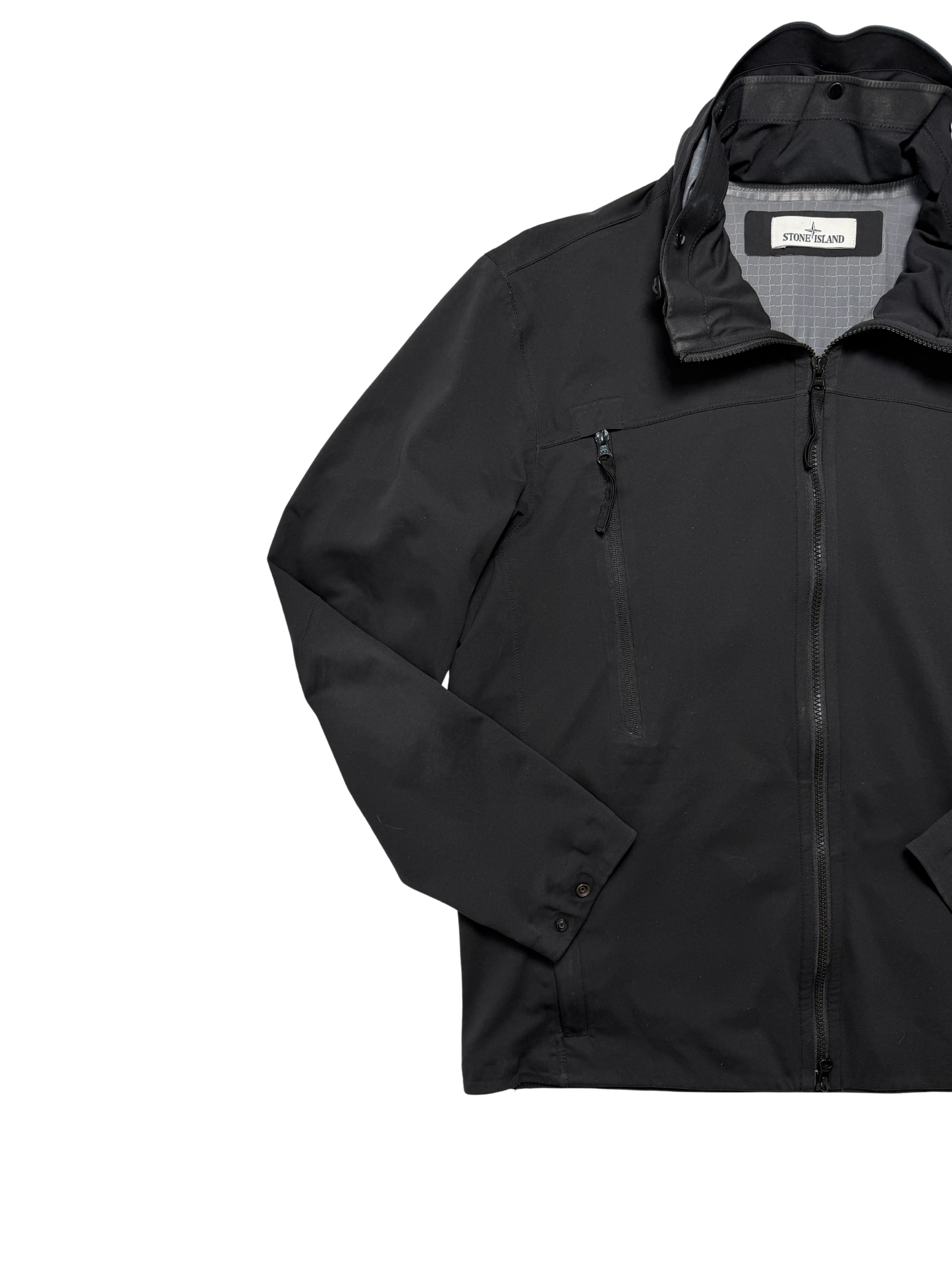Stone Island Light Soft Shell SI Check Grid Taglia XL