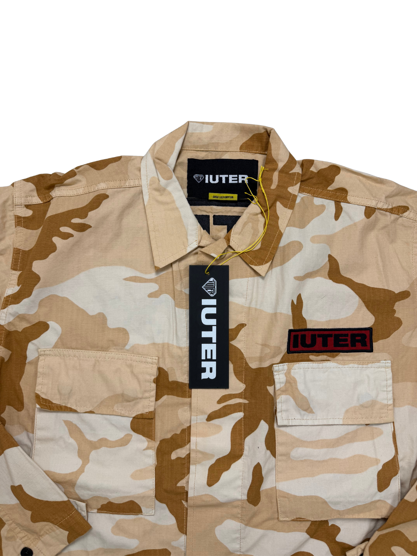 IUTER Giacca Workwear Uomo Struggle Overshirt Beige