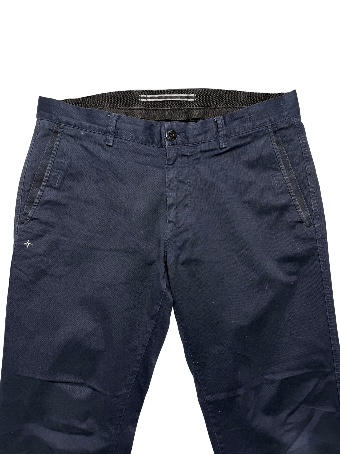 Stone Island Pantaloni Blu Navy Taglia W34