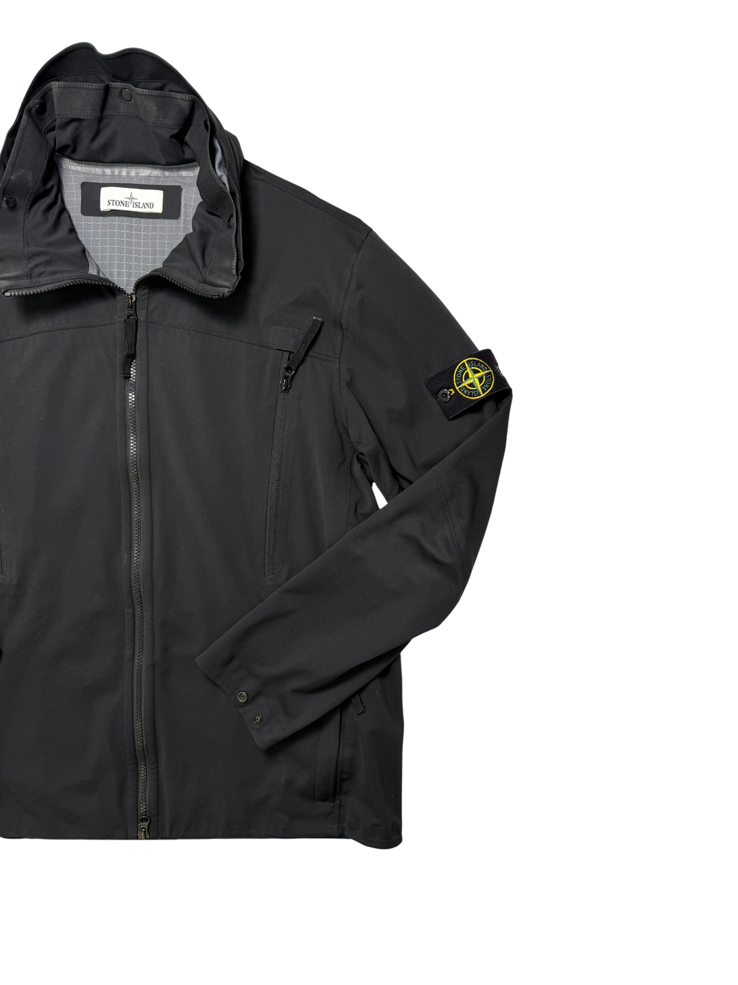 Stone Island Light Soft Shell SI Check Grid Taglia XL