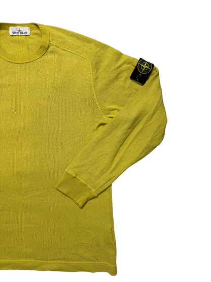 Stone Island Maglioncino leggero giallo girocollo Taglia L
