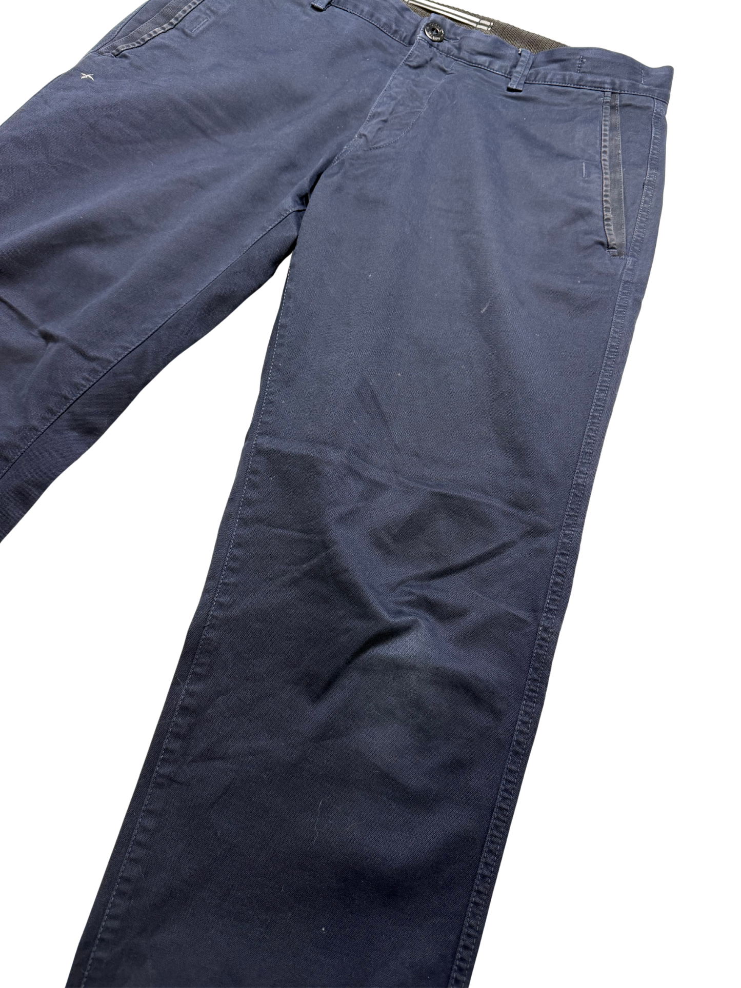 Stone Island Pantaloni Blu Navy Taglia W34