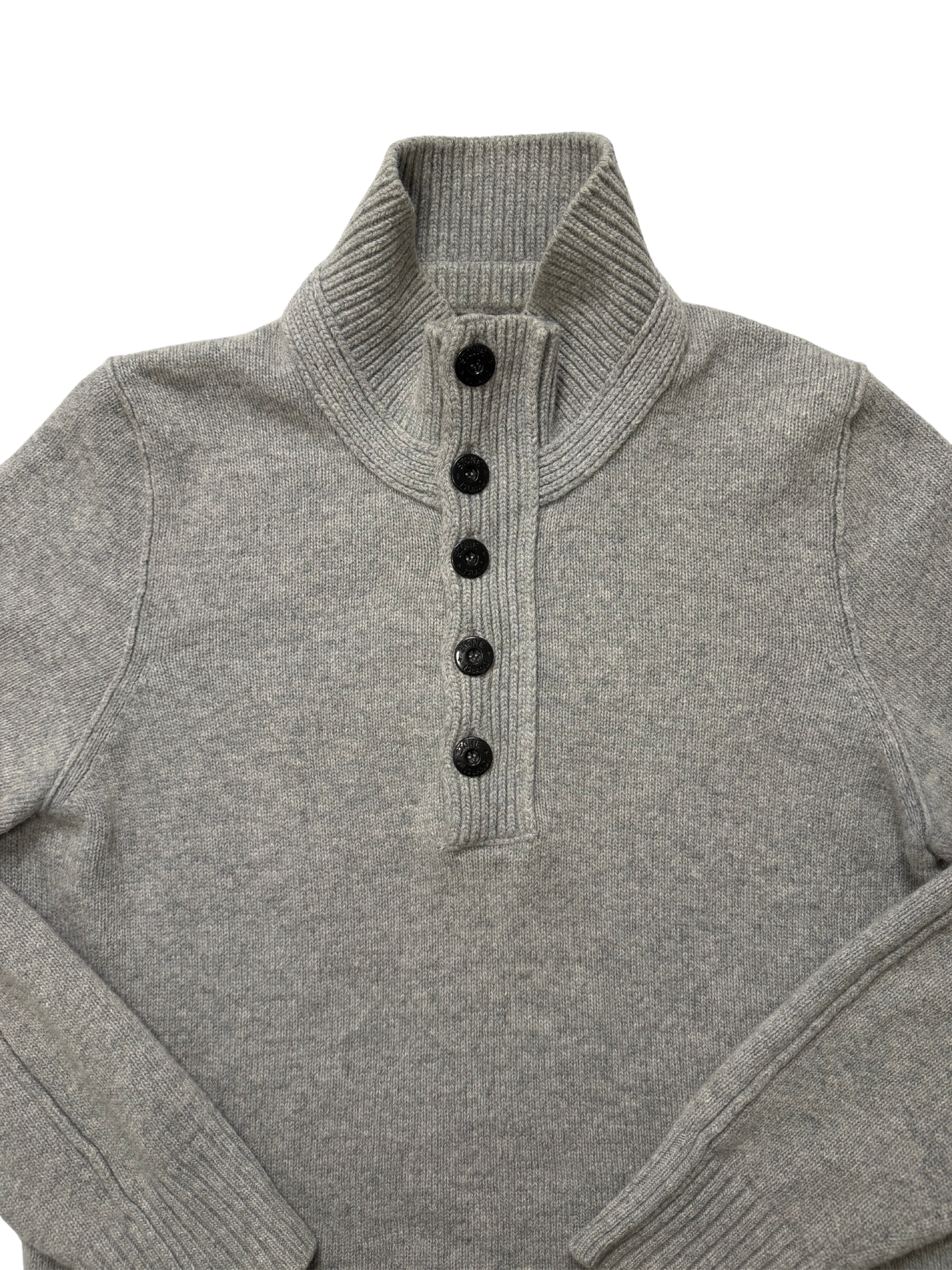Stone Island Maglione In Lana Con Chiusura Zip e bottoni Taglia S