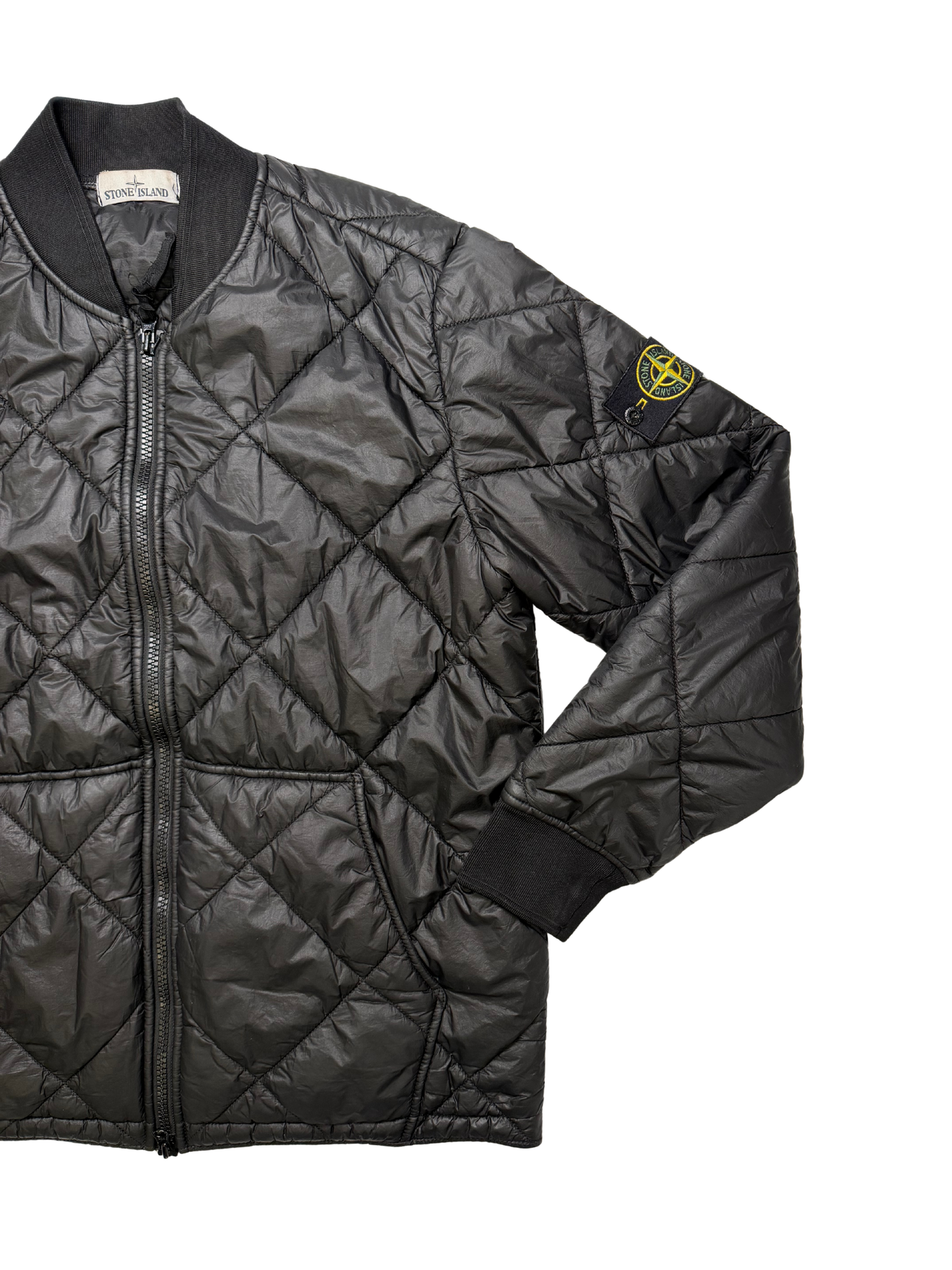 Stone Island Garment Dyed Quilted Micro Yarn Jacket Taglia L