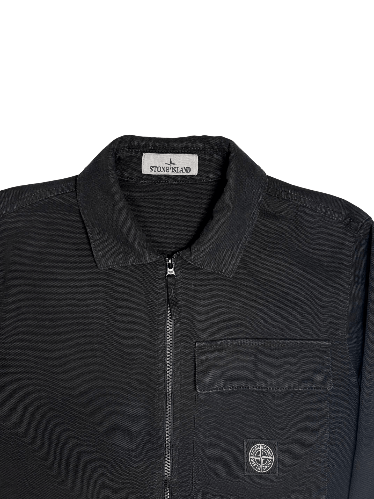 Stone Island Overshirt Nera Taglia M