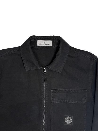 Stone Island Overshirt Nera Taglia M
