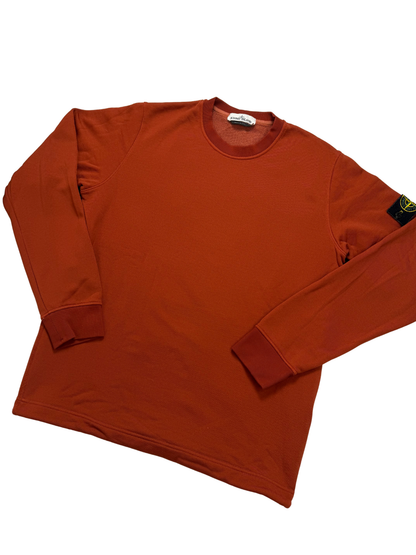 Stone Island Felpa Girocollo Taglia L Colore Mattone
