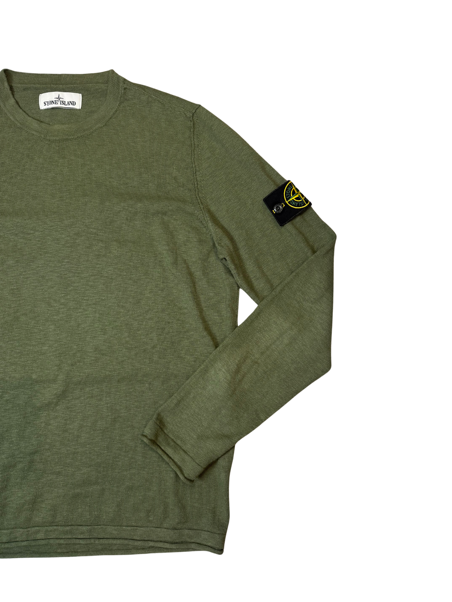 Stone Island Maglioncino Leggero Girocollo Taglia M Green