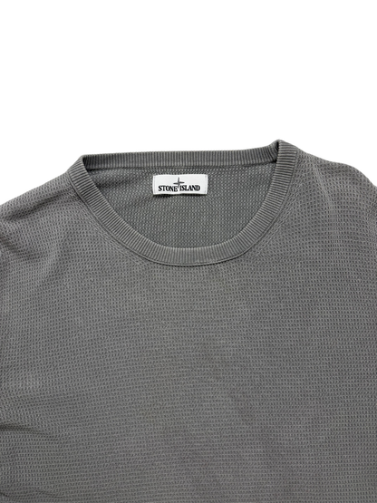 Stone Island Maglione In Cotone Girocollo Taglia XL Grey