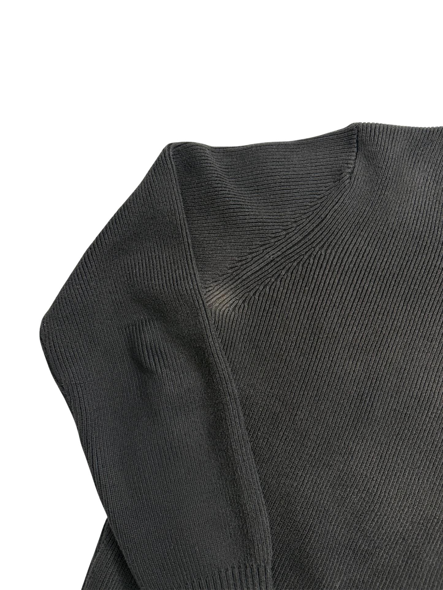 Stone Island Maglione Girocollo in Misto Lana Taglia M Black