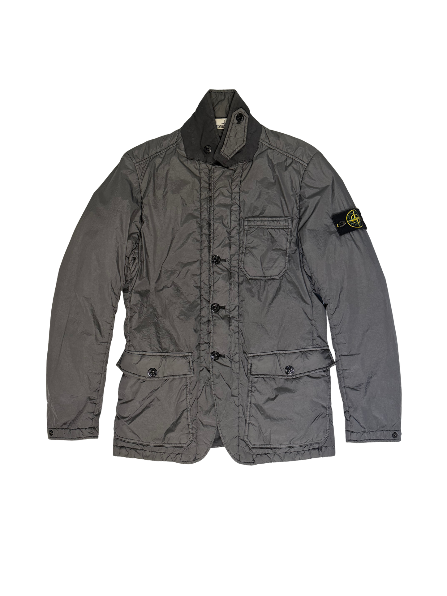 Stone Island Garment Dyed Crinkle Reps Ny Grey Taglia S