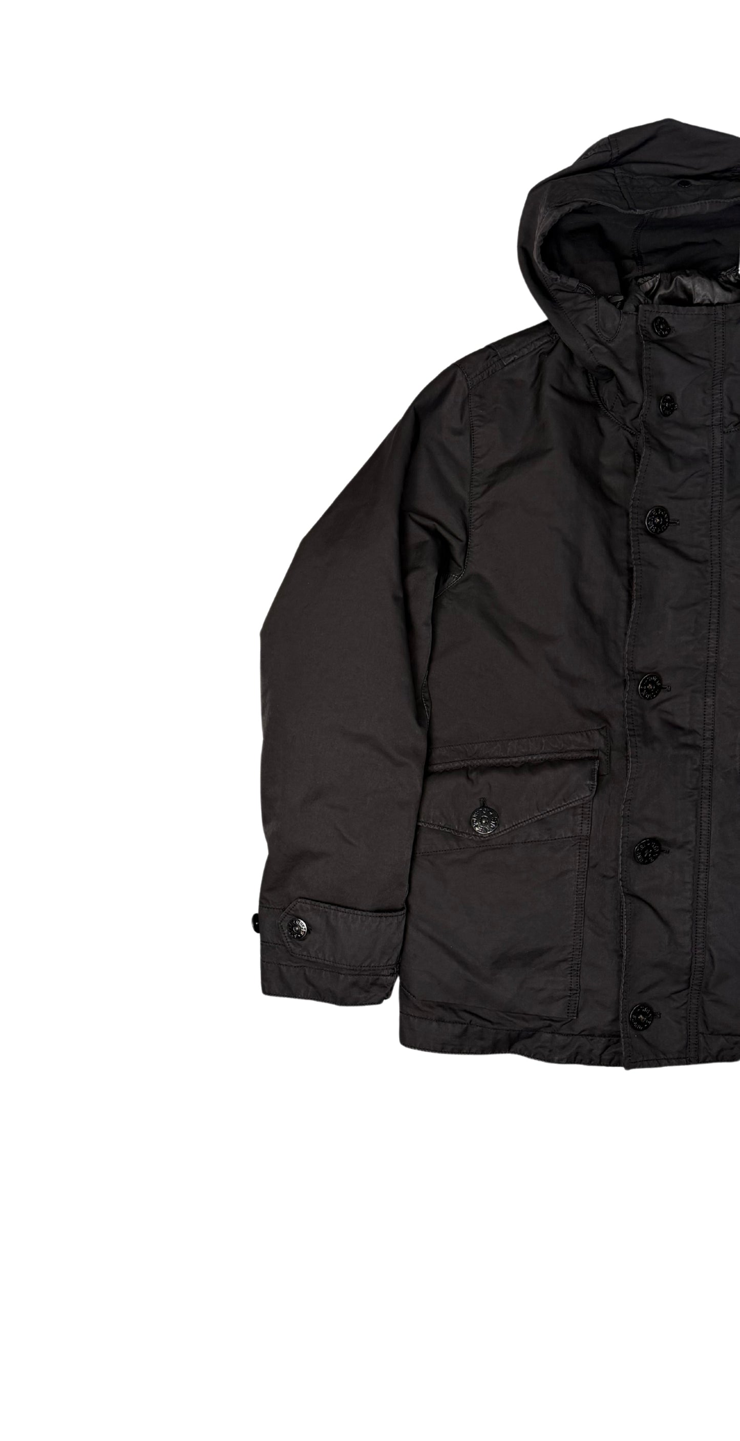 Stone Island David Tc Jacket Bkack Foderata in piumino Taglia S