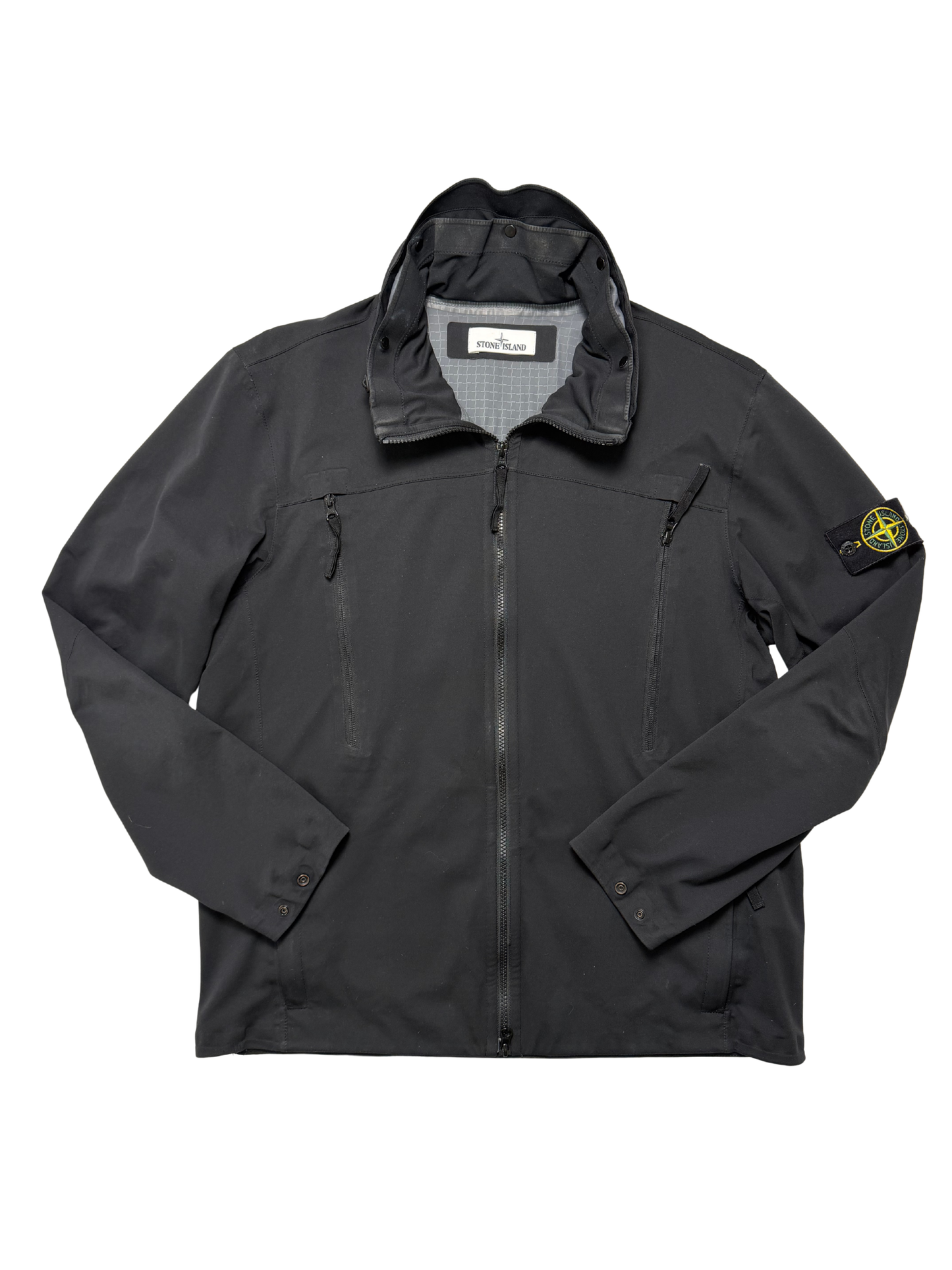 Stone Island Light Soft Shell SI Check Grid Taglia XL