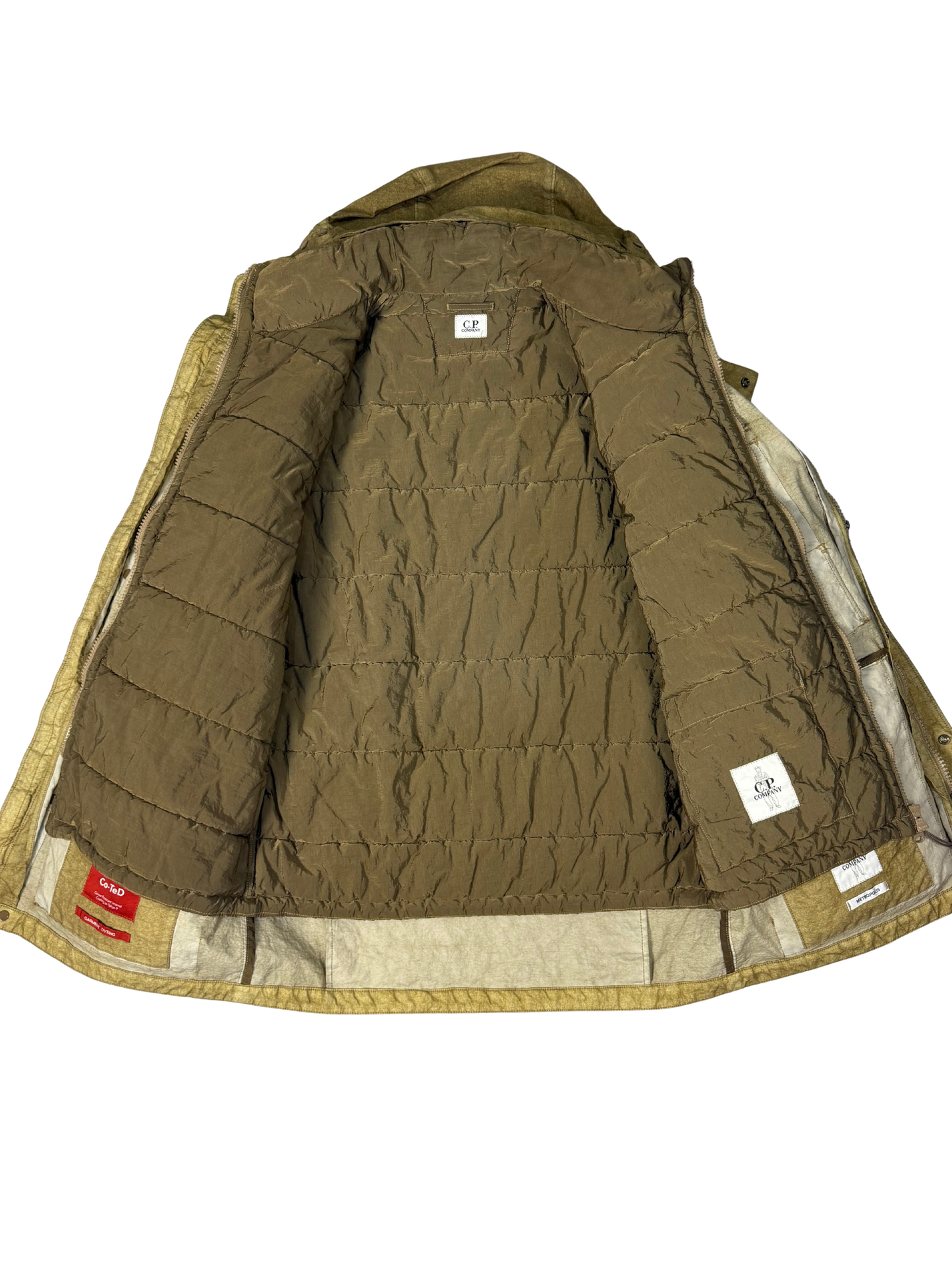 C.P. Company Metropolis Series Co-Ted Hooded 2 in 1 Jacket in Khaki