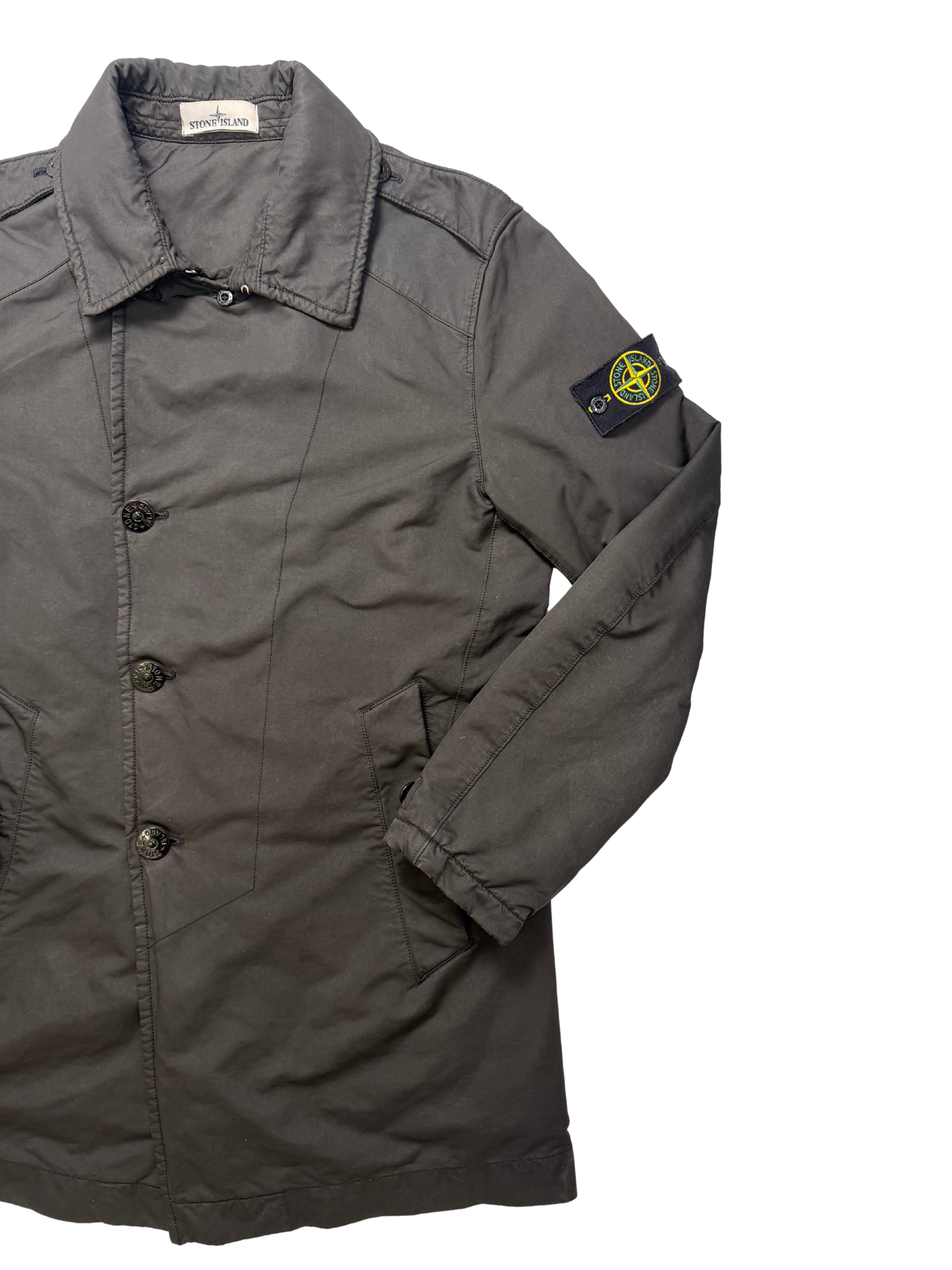 Stone Island David TC Trench Taglia L A/W 2015 Black