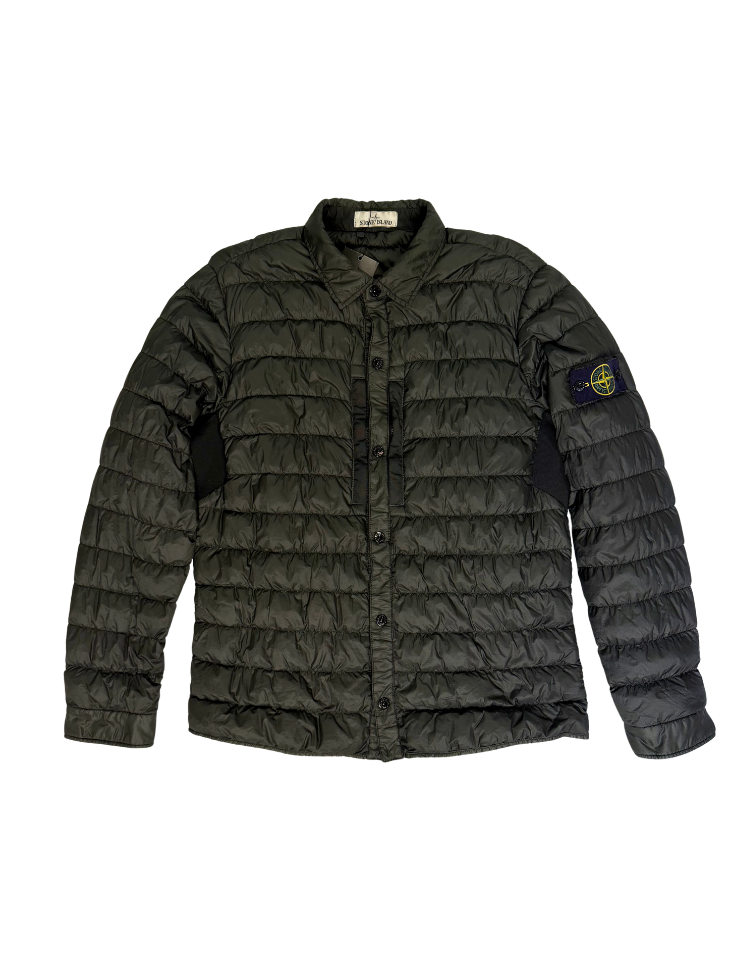 Stone Island Garment Dyed Micro Yarn Down Green Taglia XL