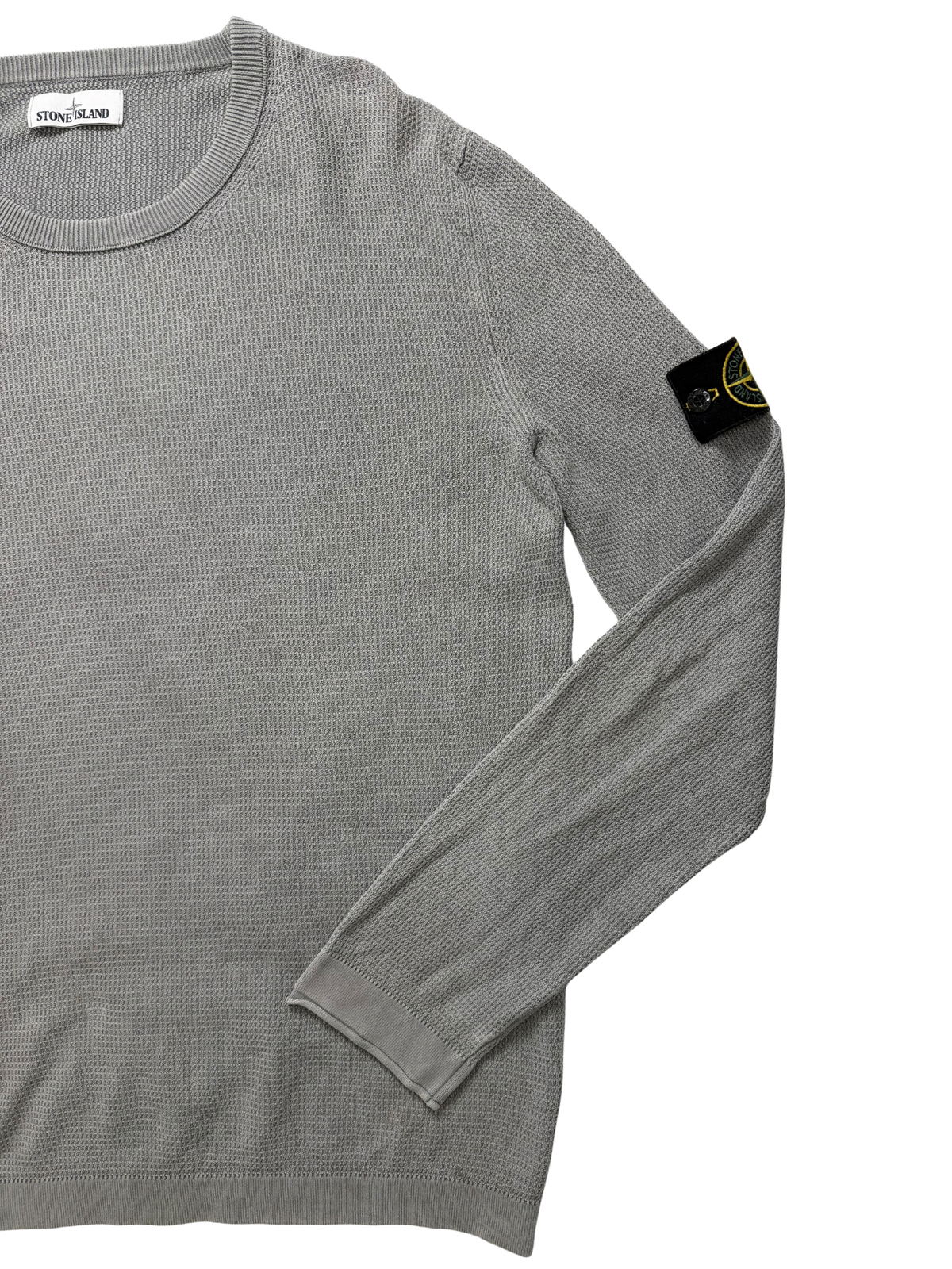 Stone Island Maglione In Cotone Girocollo Taglia XL Grey