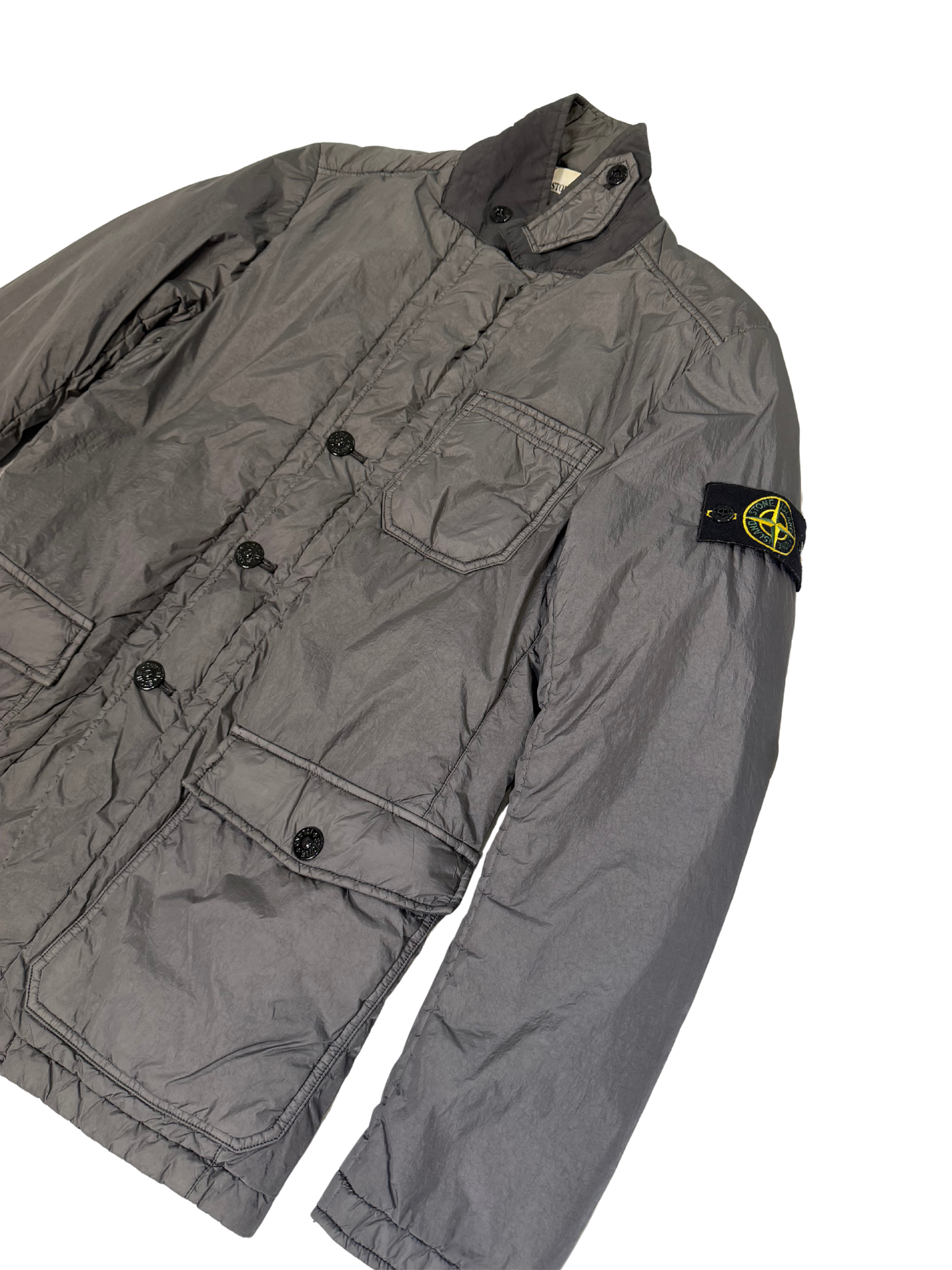 Stone Island Garment Dyed Crinkle Reps Ny Grey Taglia S