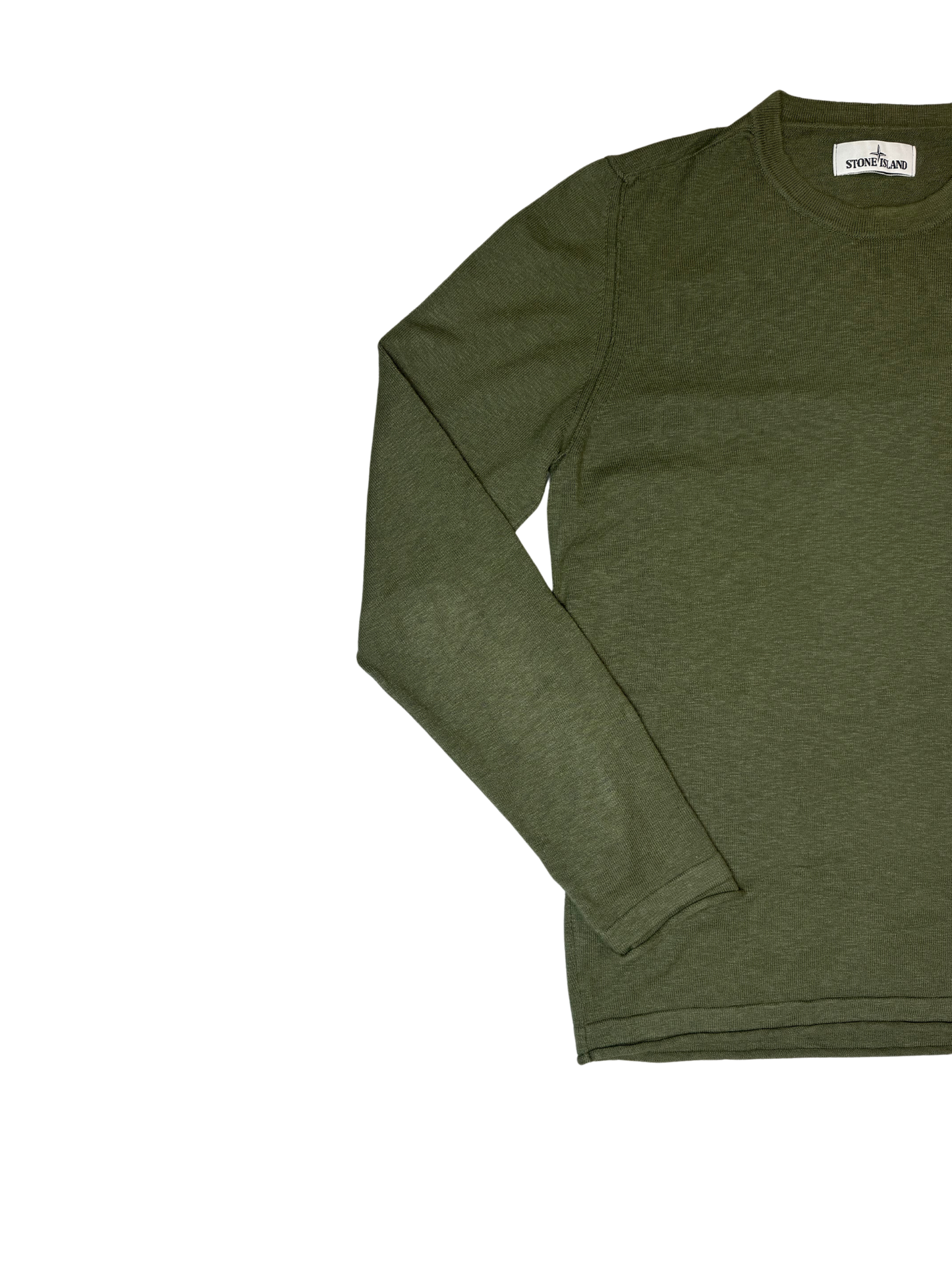 Stone Island Maglioncino Leggero Girocollo Taglia M Green