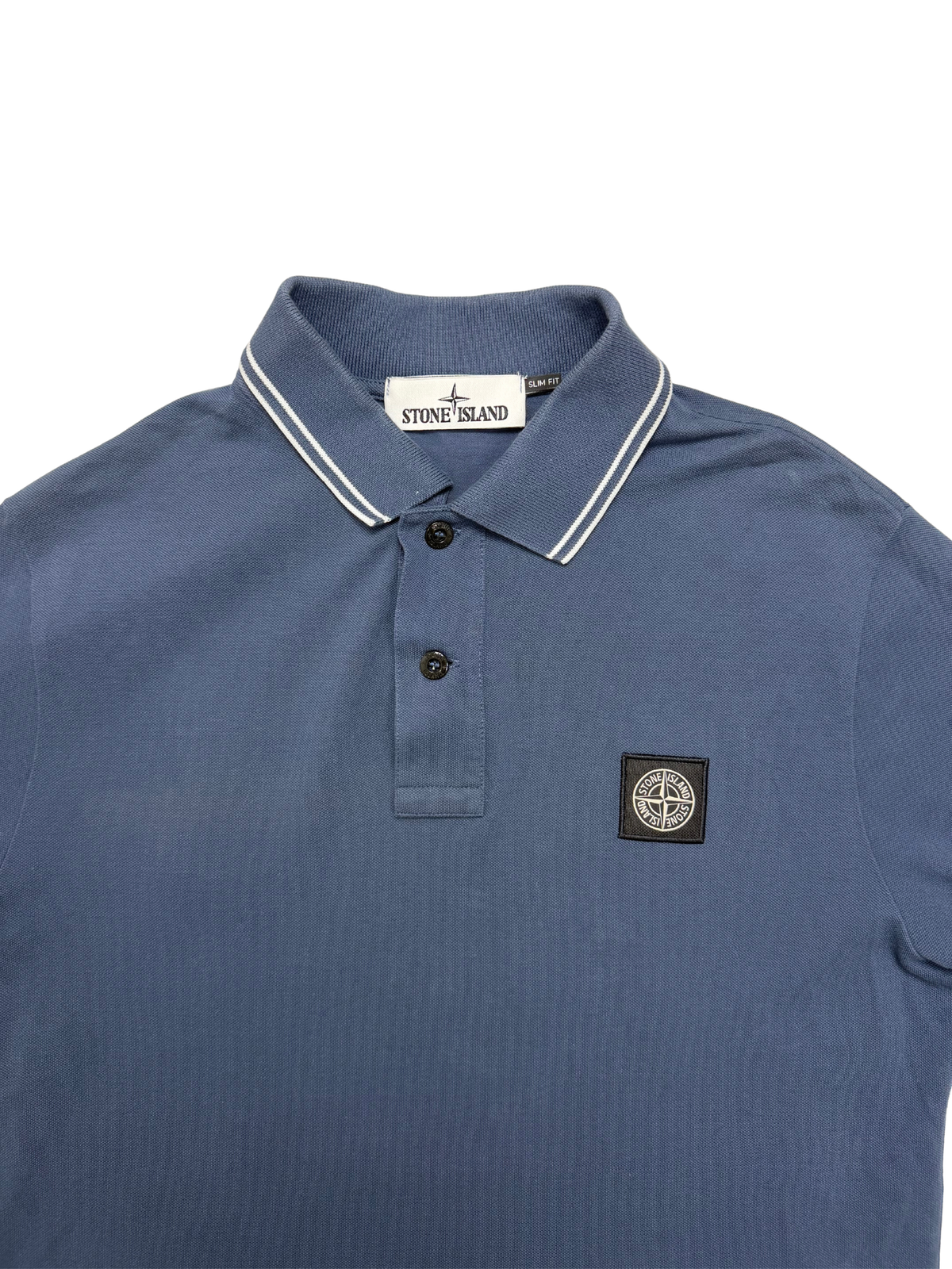 Polo blu Stone Island Slim Fit Taglia M
