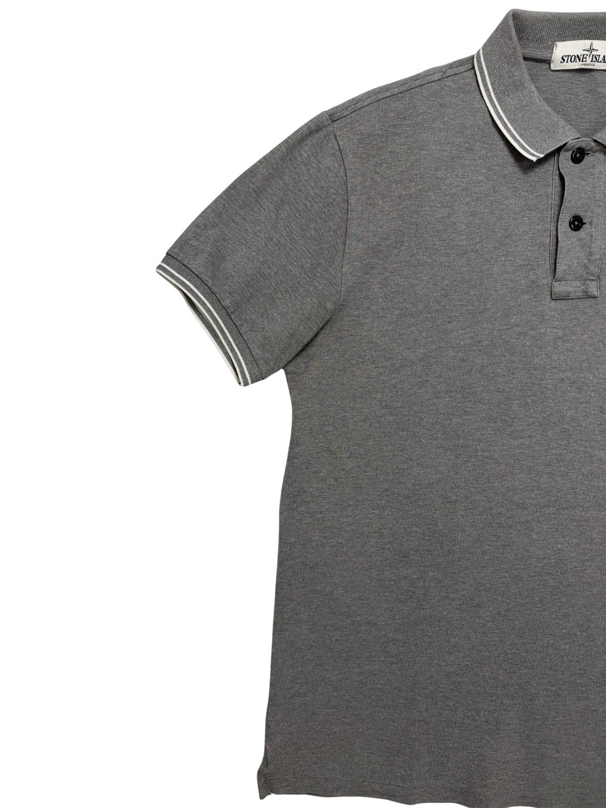Polo Stone island Slim Fit Taglia L Grigio