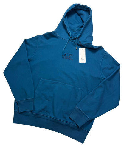 C.P.Company Felpa con Cappuccio Blu Taglia L