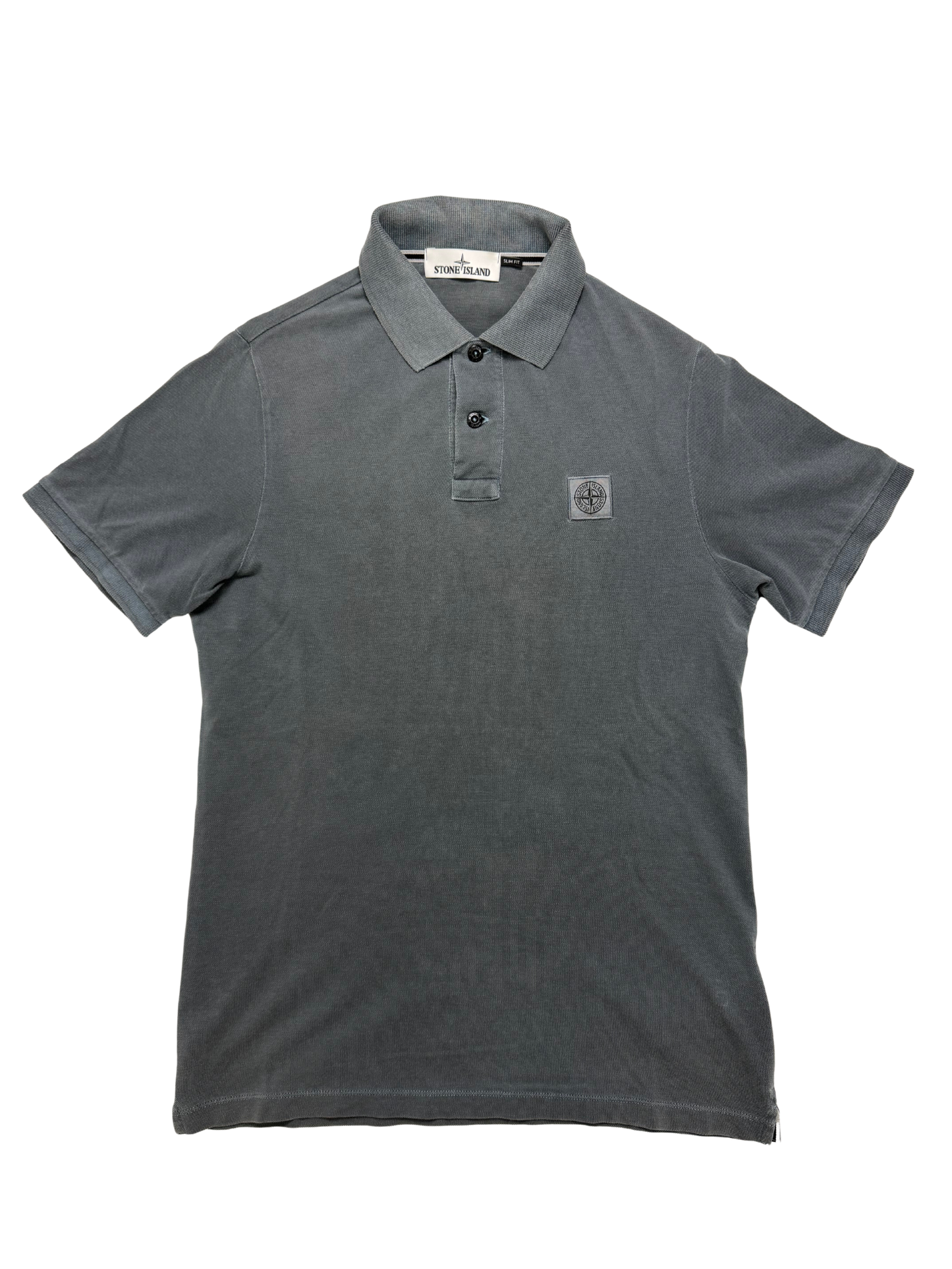 Polo Stone Island Slim Fit Taglia M grigia