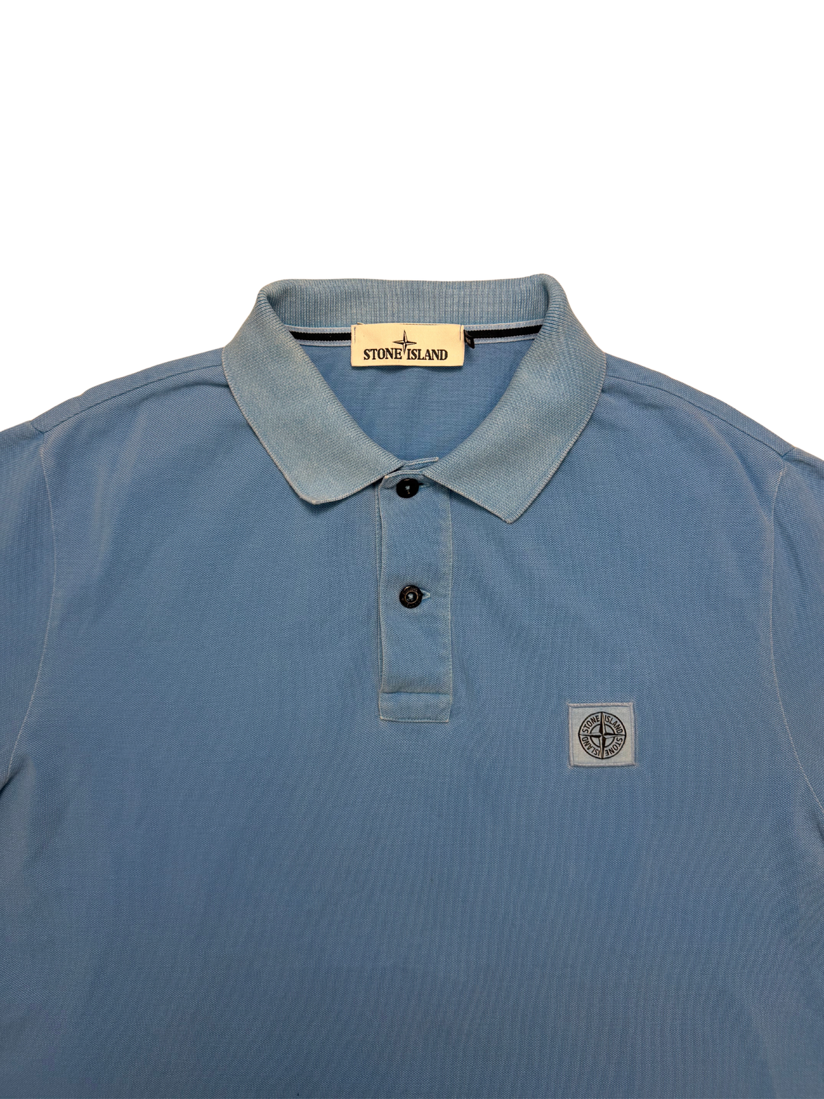 Polo Stone Island Slim Fit Azzurra Taglia XL