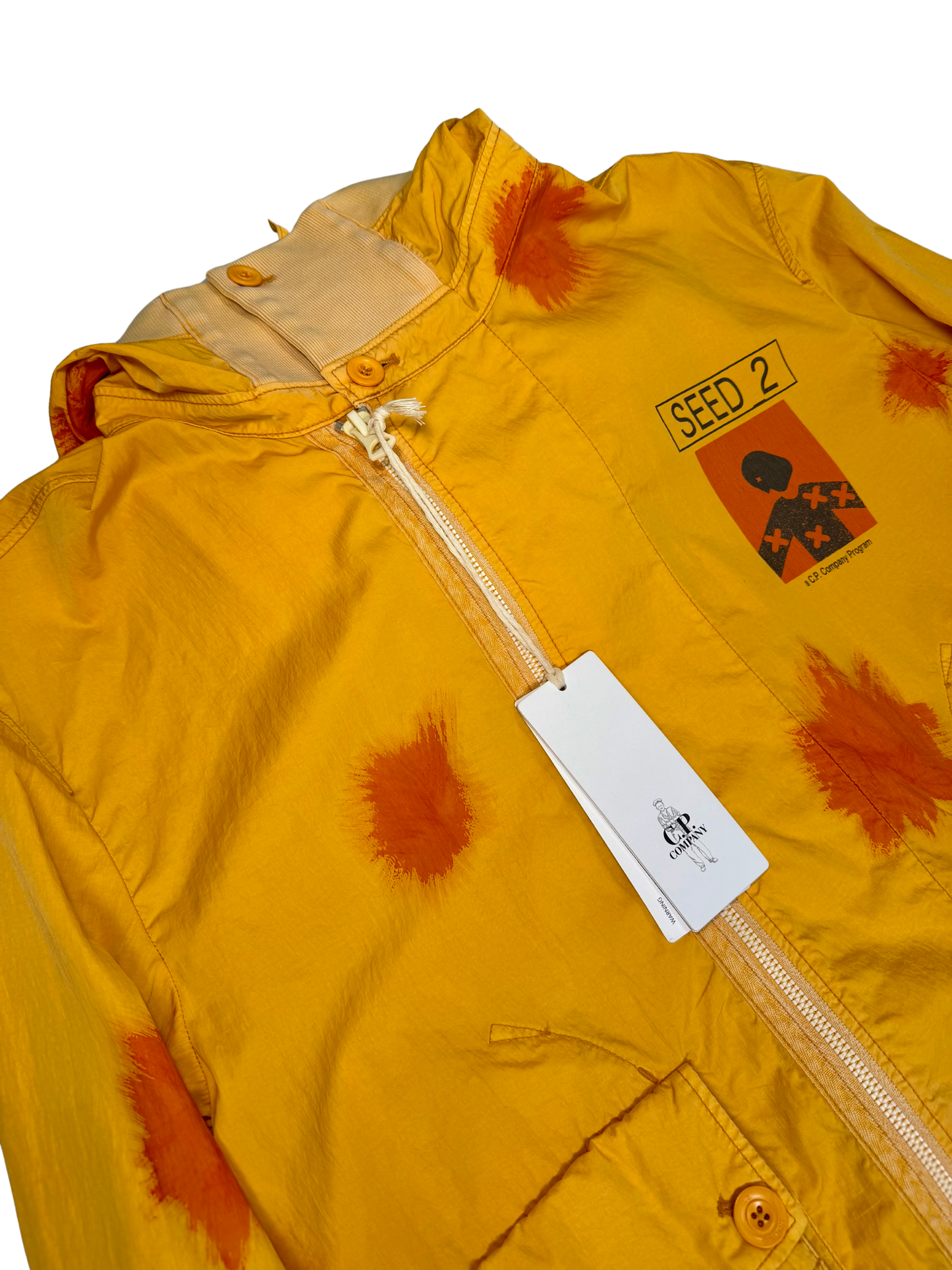 Cp Company Eco Chrome-R Seed 2 Painted Google Jacket taglia 48