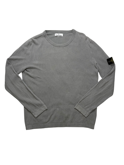 Stone Island Maglione In Cotone Girocollo Taglia XL Grey
