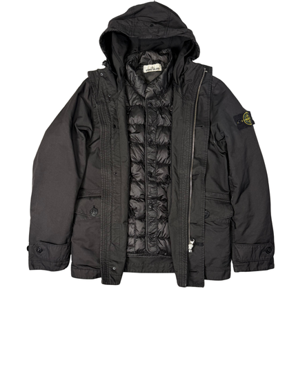 Stone Island David Tc Jacket Bkack Foderata in piumino Taglia S