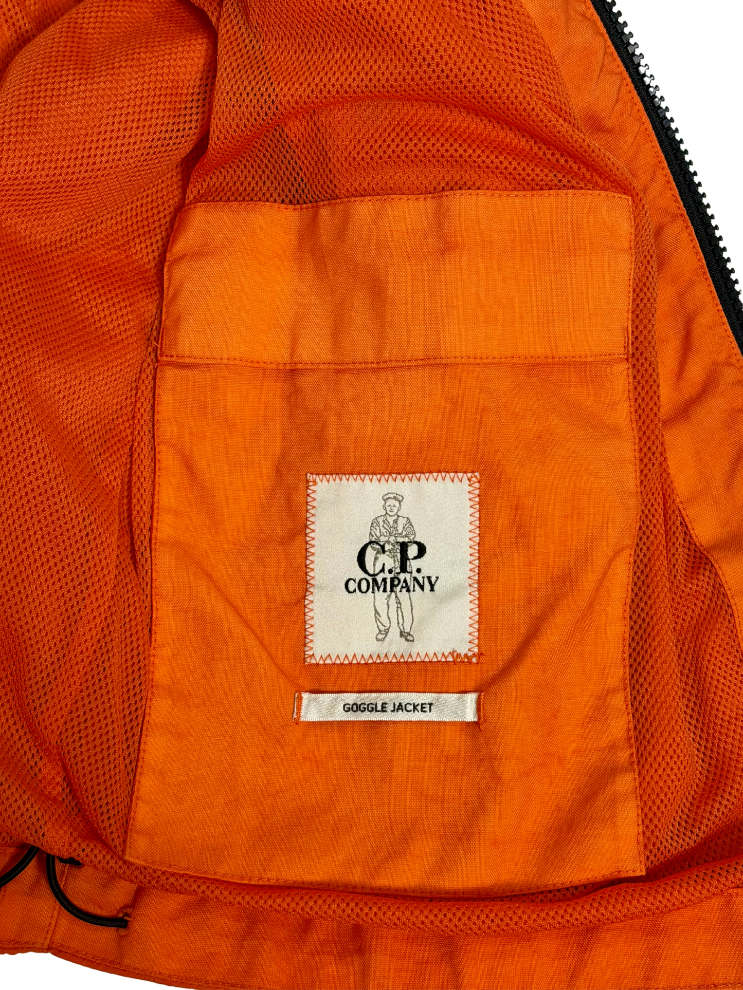 Cp Company Chrome-R Goggle Jacket Orange Taglia S
