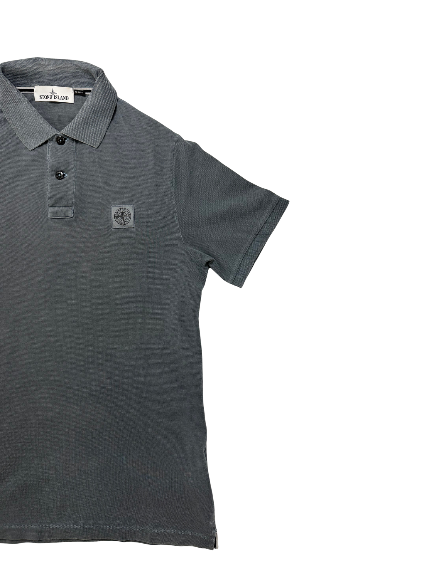 Polo Stone Island Slim Fit Taglia M grigia