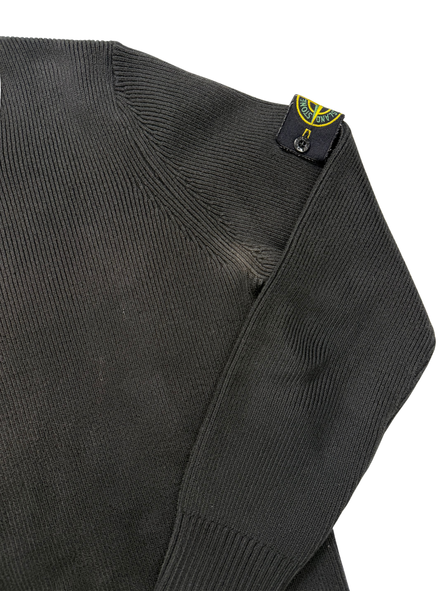 Stone Island Maglione Girocollo in Misto Lana Taglia M Black