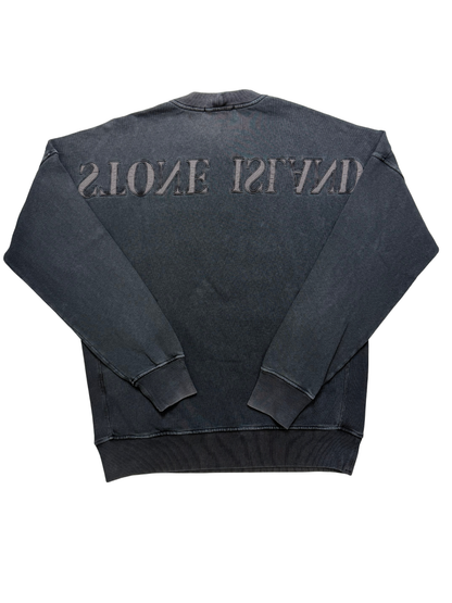 Stone Island Felpa Girocollo Effetto old Con logo a specchio Taglia M