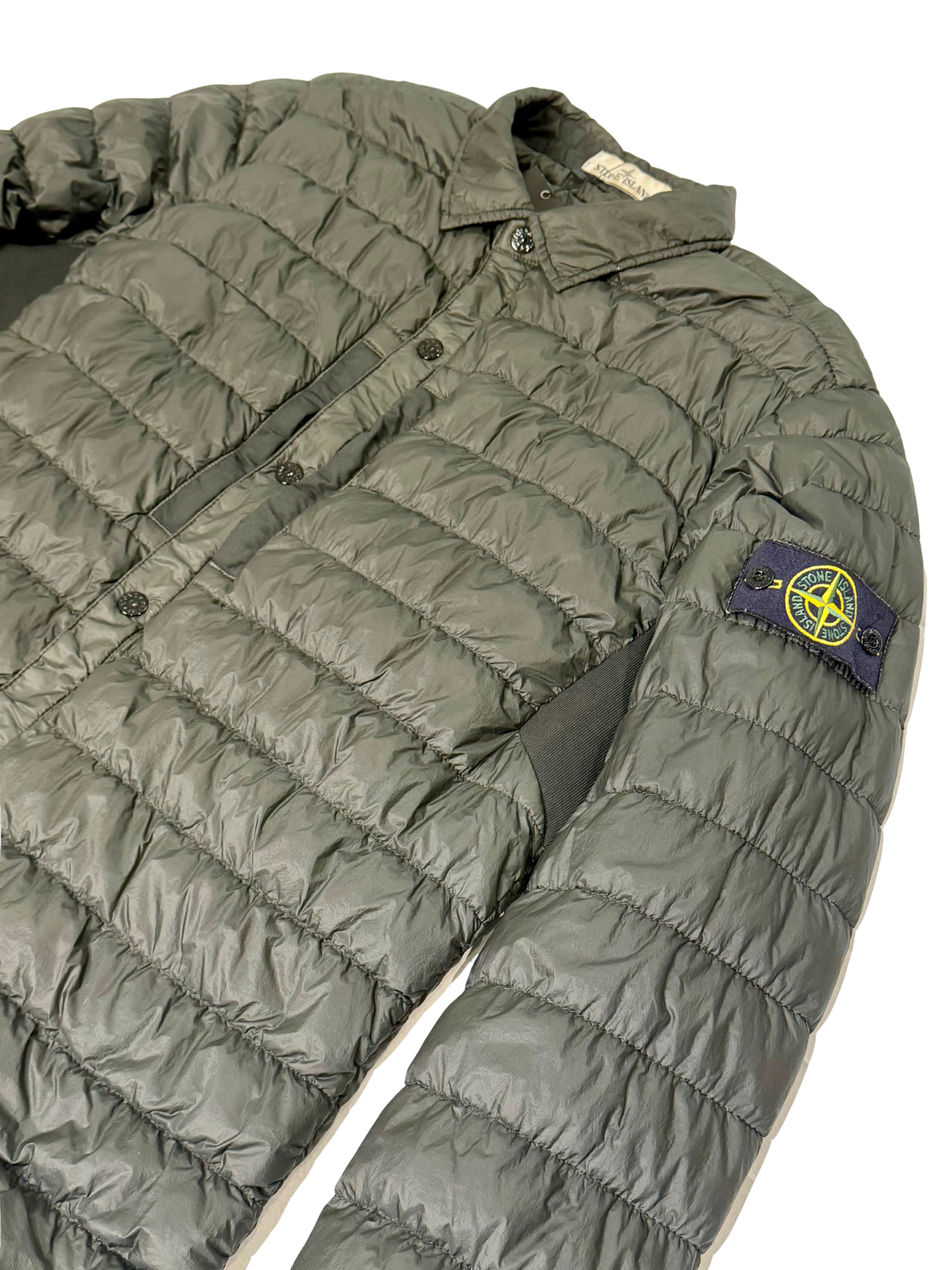 Stone Island Garment Dyed Micro Yarn Down Green Taglia XL