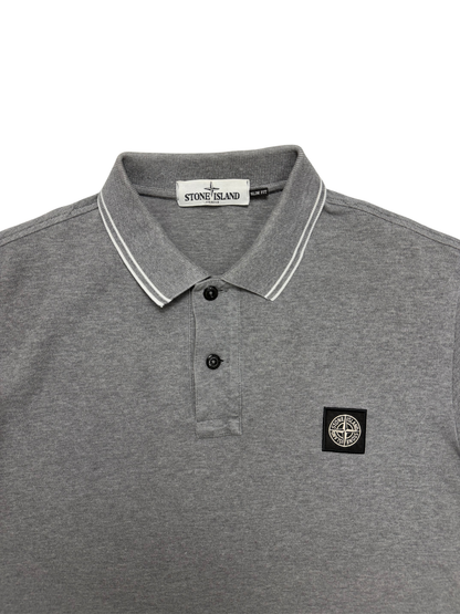 Polo Stone island Slim Fit Taglia L Grigio