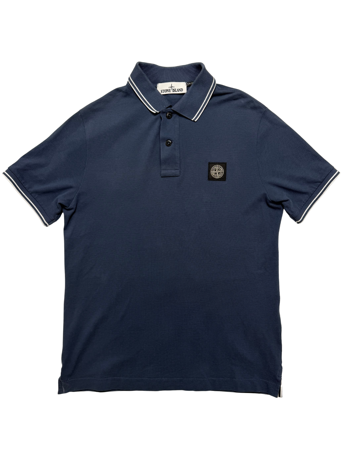 Polo blu Stone Island Slim Fit Taglia M