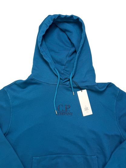 C.P.Company Felpa con Cappuccio Blu Taglia L