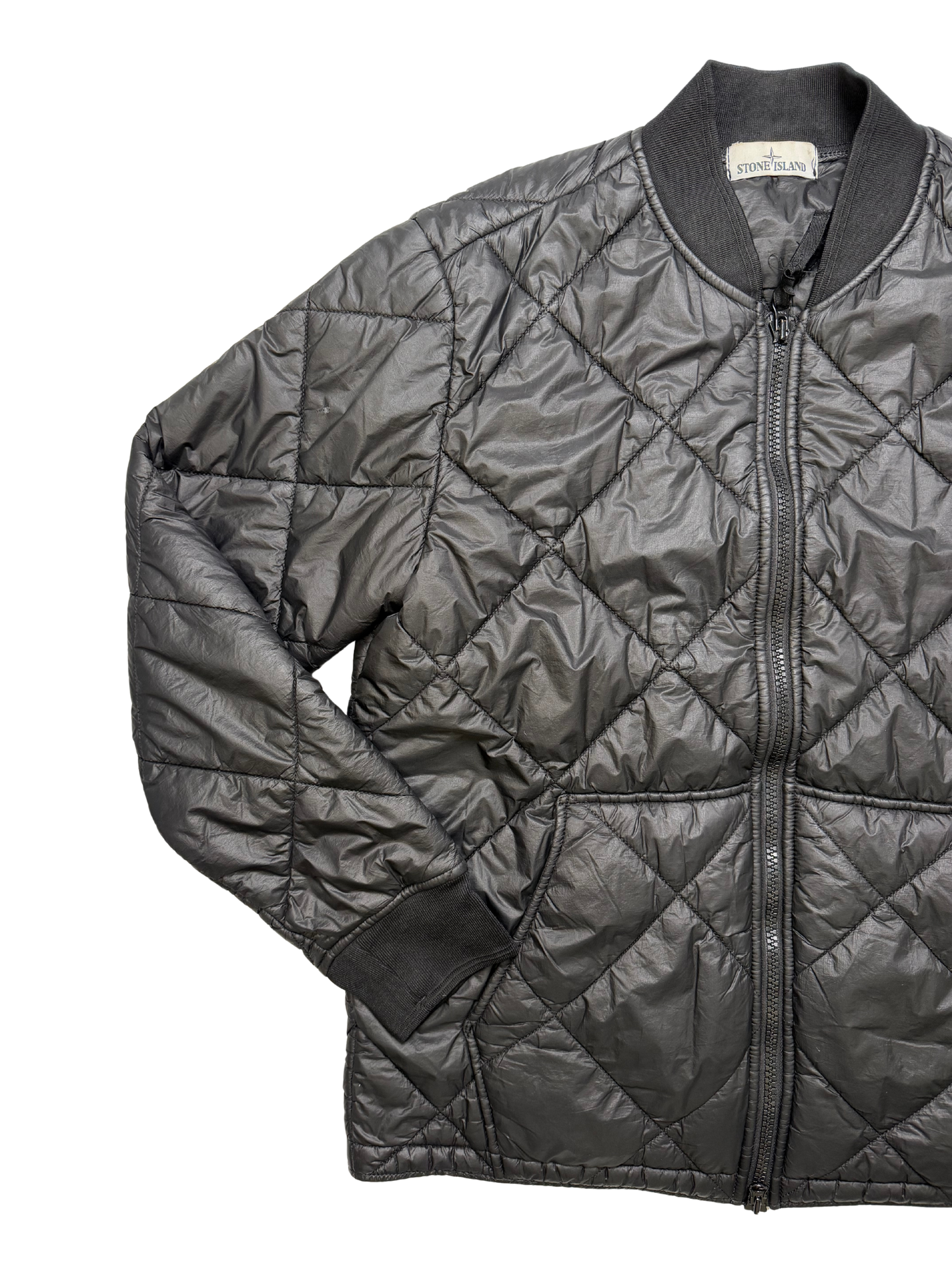 Stone Island Garment Dyed Quilted Micro Yarn Jacket Taglia L