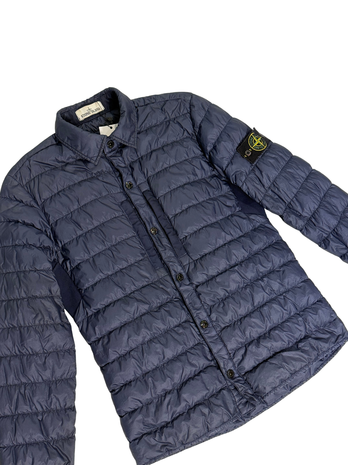 Stone Island Garment Dyed Micro Yarn Down Blue Taglia S