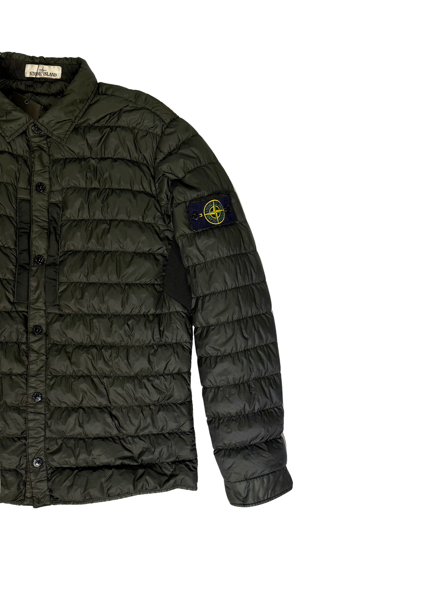 Stone Island Garment Dyed Micro Yarn Down Green Taglia XL