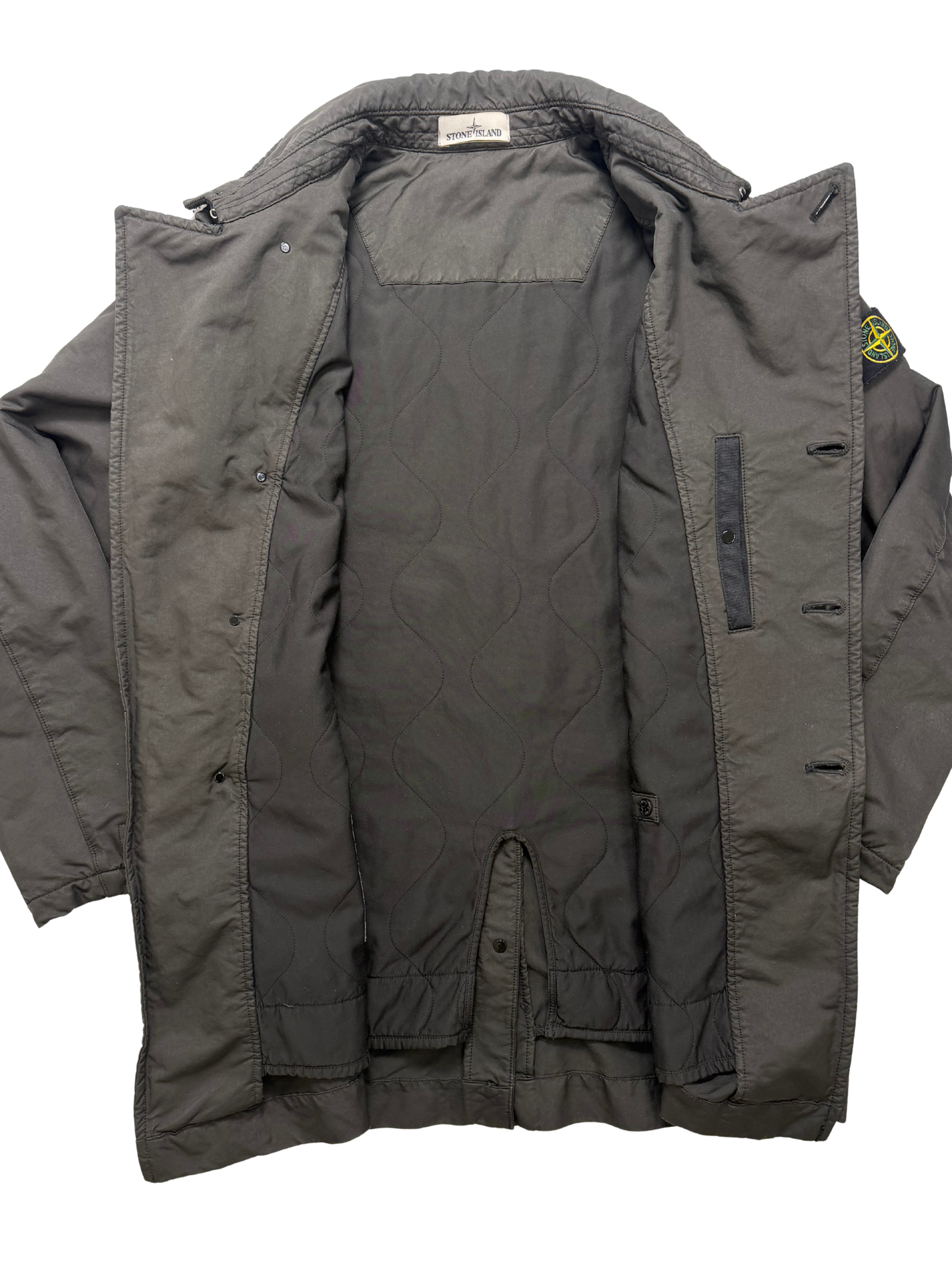 Stone Island David TC Trench Taglia L A/W 2015 Black