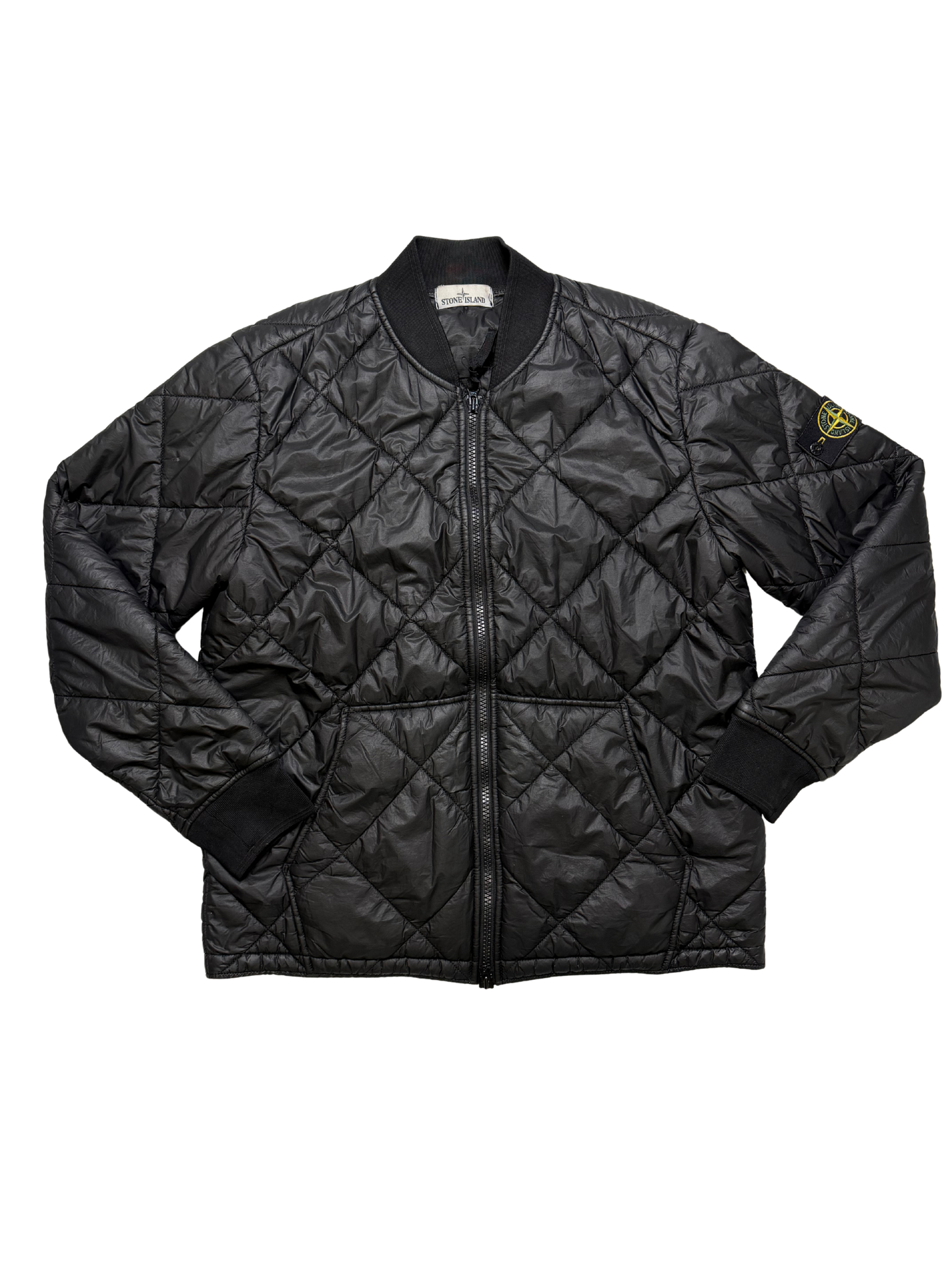 Stone Island Garment Dyed Quilted Micro Yarn Jacket Taglia L