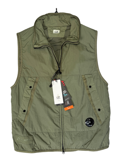 C.P.Company Smanicato GDP Polartec Nylon Taglia 48 Green