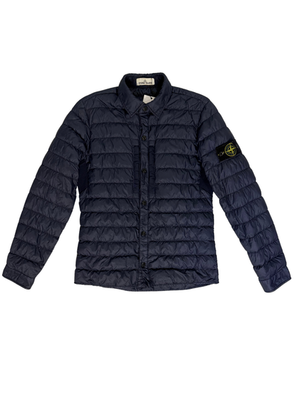 Stone Island Garment Dyed Micro Yarn Down Blue Taglia S