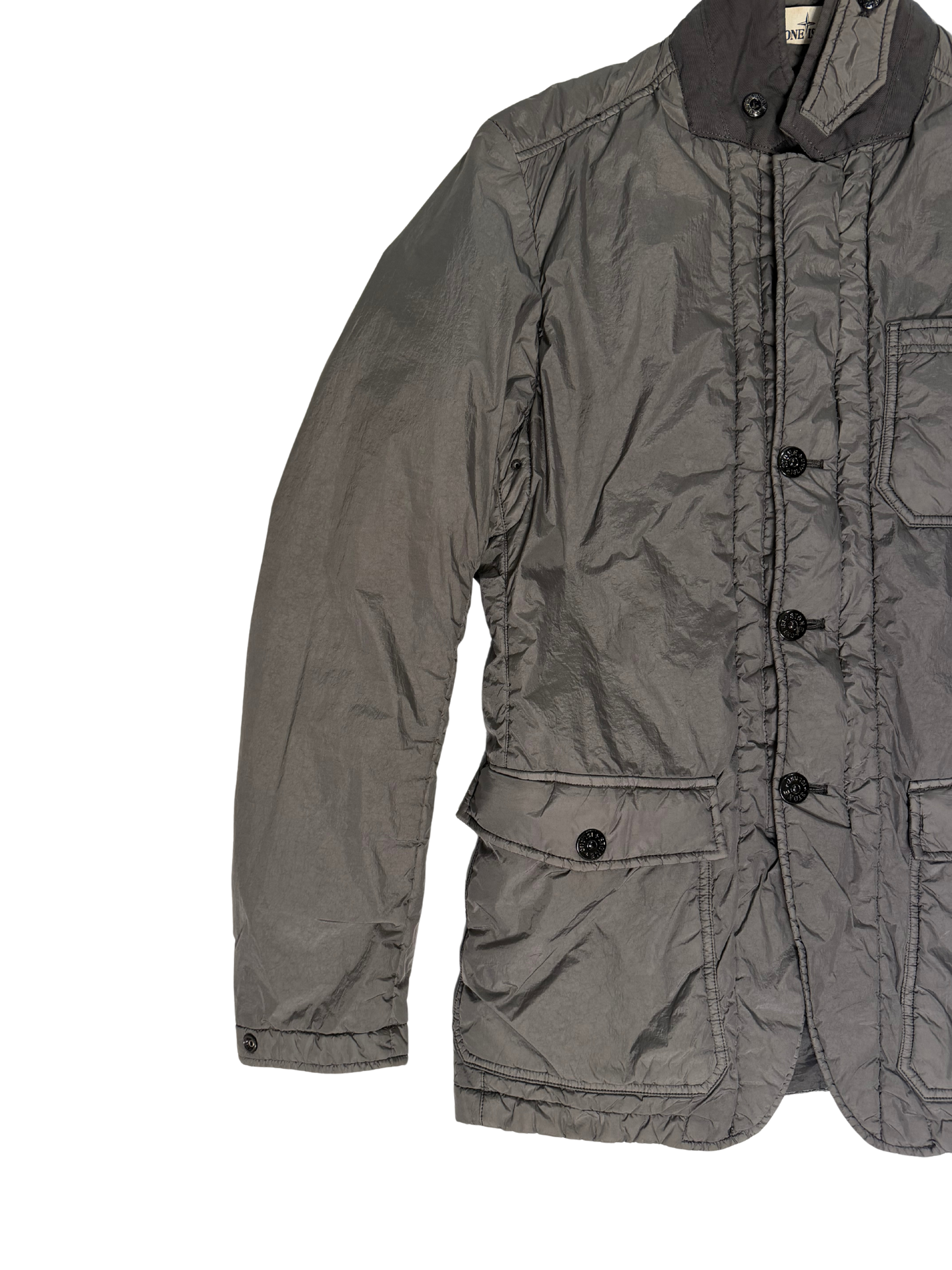 Stone Island Garment Dyed Crinkle Reps Ny Grey Taglia S